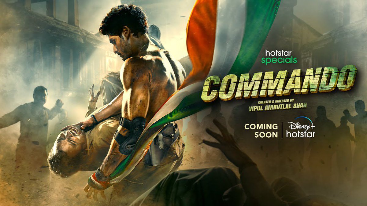 indiarama's tweet photo. Jaldi se kamaan do... #CommandoOTT where Prem Parija, an outsider, gets a shot at high-octane action in Vipul Amrutlal Shah's directorial. August 11 it is. 

@sunshinepicture @aashin_shah @premparrijaa @adah_ki_adah ! https://t.co/03V9O2okiN
