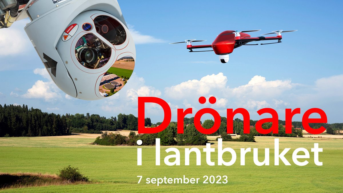 Missa inte temadagen "Drönare i lantbruket" den 7 september på Gamlebygymnasiet och Västerviks flygplats. För mer info, program och anmälan se denna länk
liu.se/forskning/agte…