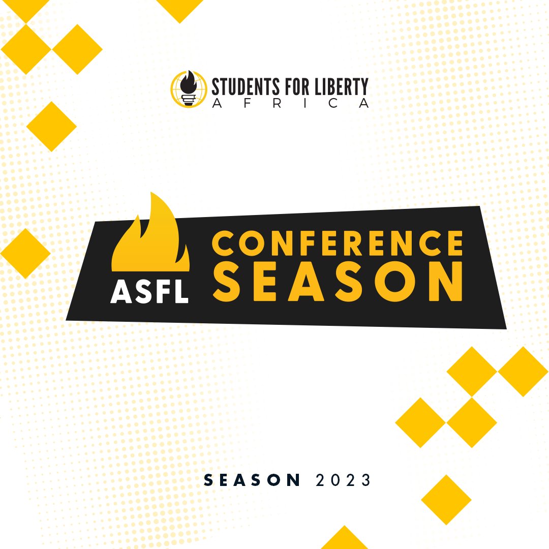 AfricanSFL's tweet photo. Exciting news! Get ready for the 2024 Africa Students For Liberty Regional Conferences - a platform to explore libertarian solutions for Africa's challenges. Stay tuned for details in your region! 🌍🚀 #cheetahgeneration https://t.co/iarp9knrFG