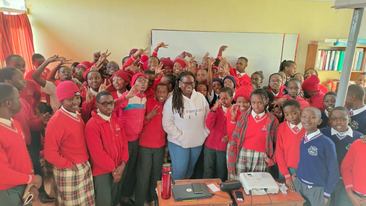 Athena_ICMEC's tweet photo. With the August school holidays in Kenya just about to begin, ICMEC  offered a digital safety talk to grade 7&amp;8 learners at Lily of the Valley Junior School!
@ICMEC_official 
#Onlinesafety
#CollectiveResponsibility https://t.co/FPggIMAEp3