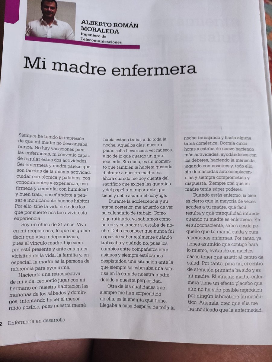 alman_eva's tweet photo. Preciosa carta y excelente resumen de los esfuerzos en  conciliación familiar de las enfermeras https://t.co/xcvYhWId71