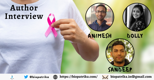 biopatrika's tweet photo. 📢 Exciting New Author Interview Alert! 📚
🔬 Check out the latest interview on Biopatrika featuring @Animated_Kar @immune_activist @sandeee2p - joint first authors discussing their research on "Hydrogel Chemo: Triple-Negative Breast Cancer" published in @ScienceAdvances https://t.co/krZubUudDl