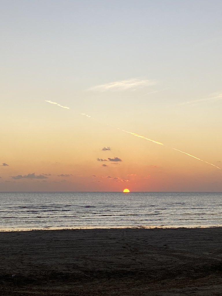 the sunset is beautiful, isn’t it?