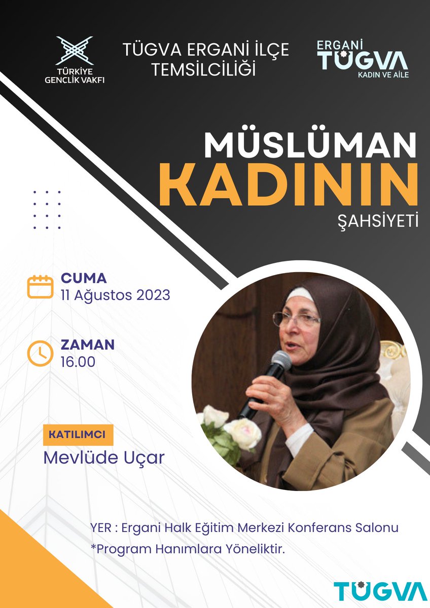 tugvaergani's tweet photo. #TÜGVAKadınVeAile | Mücadele ve Yaşanmışlık Hikâyesi

Tügva Ergani Kadın ve Aile Koordinatörlüğümüz Bünyesinde Düzenlenecek programımıza 
Ergani li Tüm Hanım Kardeşlerimizi Bekleriz. 

@ibrahim_besinci @OmerBugday_99 @a_karaaslan69 @Av_TubaArslan 

#TügvaErgani https://t.co/4QIb5vK9vH