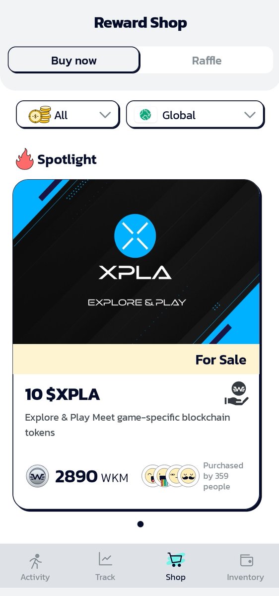 drophyte22's tweet image. Im need win For Raffle Token $XPLA #WalkMining #movetoearn #rewardshop @XPLA_Official @WalkMining