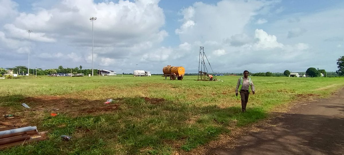 aaiblgairport's tweet photo. Preperations for #Site_survey and #soil_testing is underway at #Belagavi_Airport.
#AAI #BelagaviAirport @AAI_Official @AAIRHQSR @MoCA_GoI https://t.co/m4iKh5o8kg