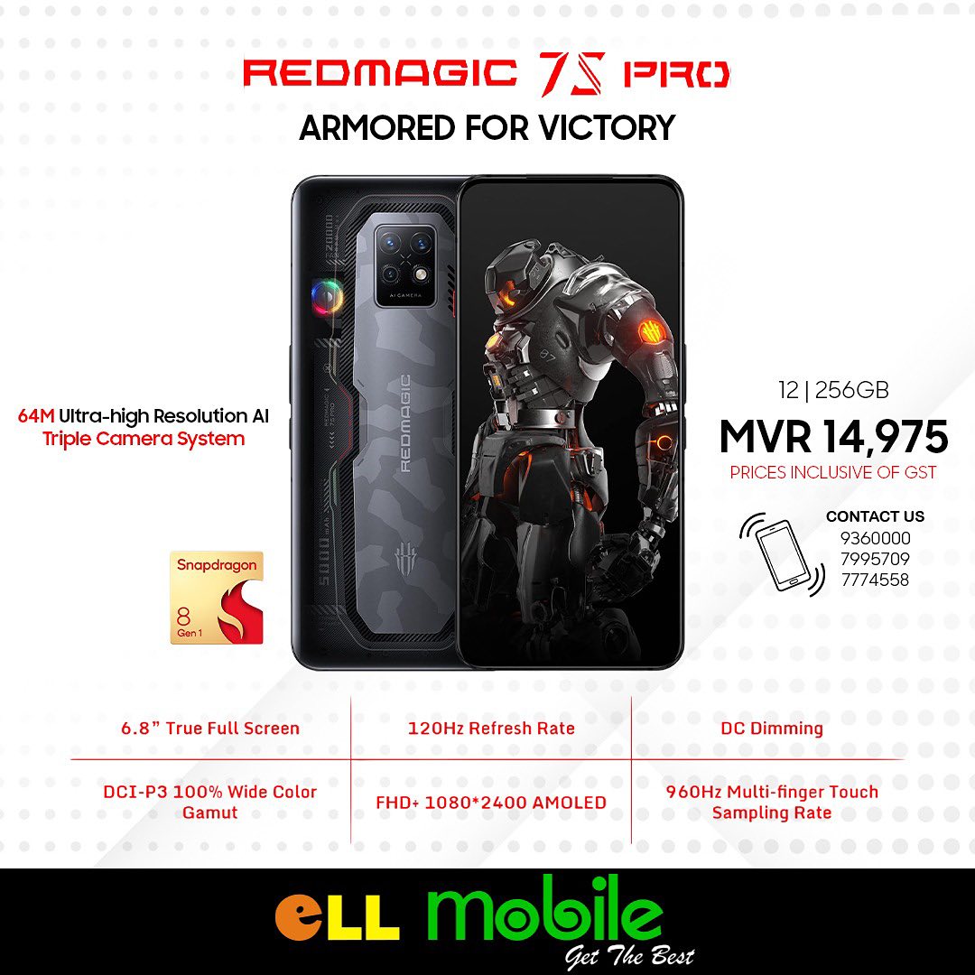 The most powerful chip to ever grace our smartphone.

An unrivaled cooling experience.

Zero-throttling performance.

A no-notch display.

And enough juice to power you through the day.