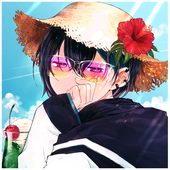 本気絵 #灰画