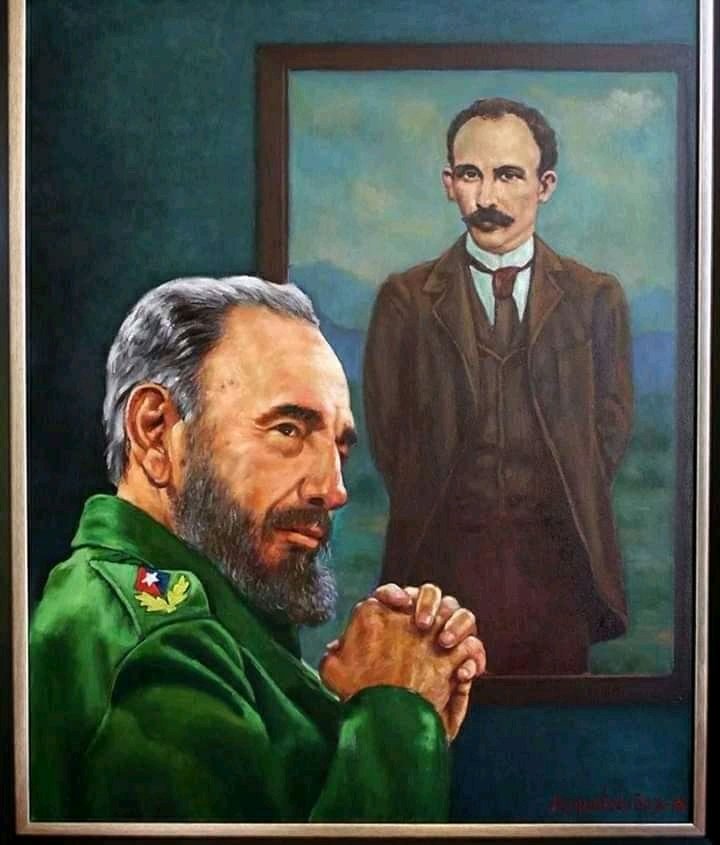Fidel como Martí, hombre universal. #Cuba
#CubaViveEnSuHistoria