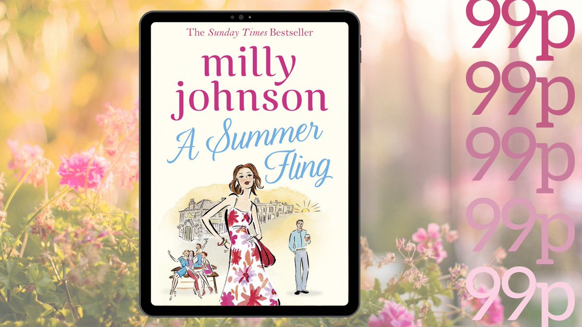 BookMinxSJV's tweet photo. ICYMI: HUGE eBook price drop on @millyjohnson's heartwarming and hilarious novel #ASummerFling - download today for just 99p!

When five women become friends, it's one for all, and all for one...

https://t.co/bmXufxA1Pm https://t.co/awwmTx2lQQ