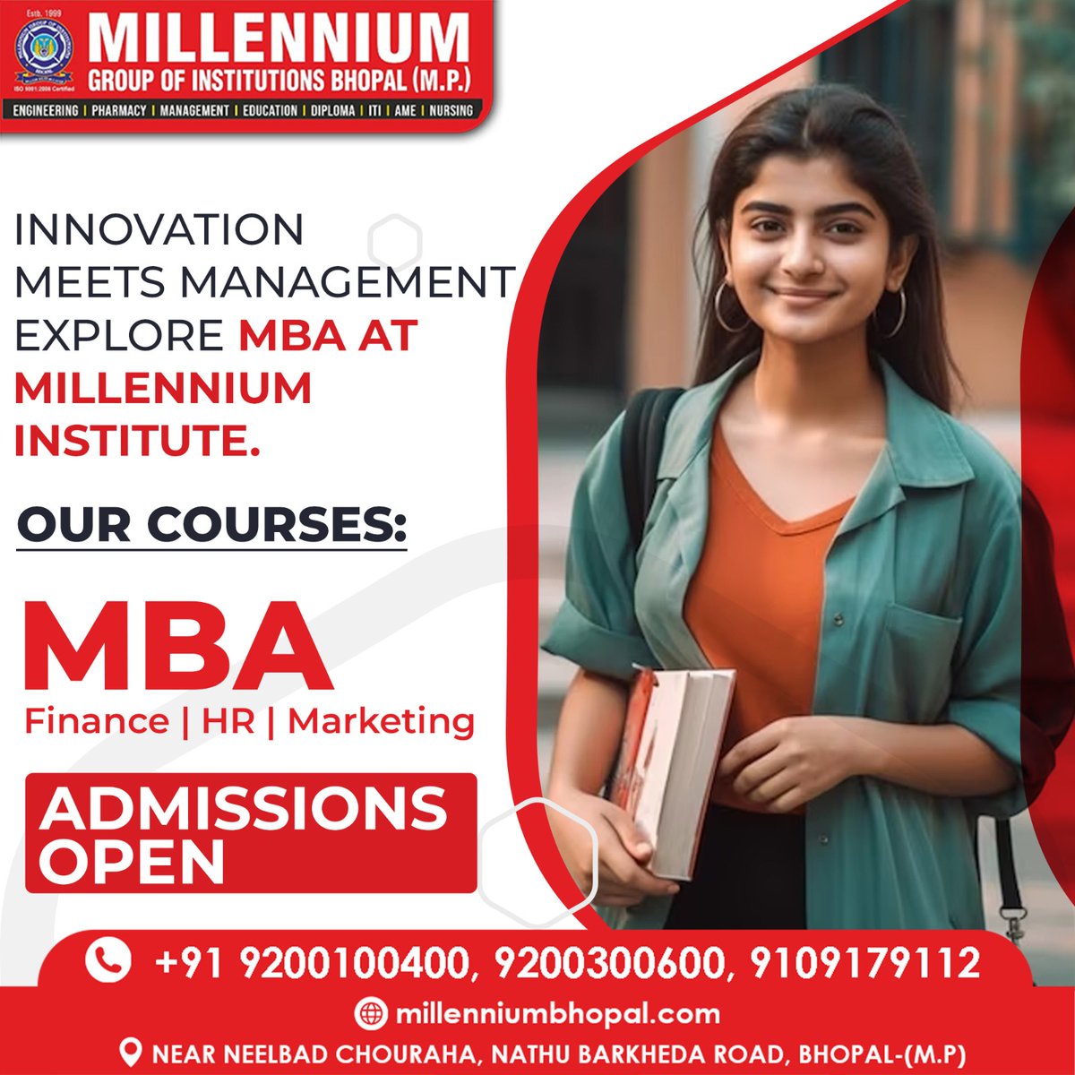 Prepare for a Thriving Career in Business: Apply for MBA Admission at Millennium Group Of Institutions! 📷📷 Your Future in Business Starts Now! #MBAAdmission #BusinessCareer #MillenniumGroupOfInstitutions #MBAAdmission
#MBAAdmissions
#MBA2023
#BusinessSchool
#MBAProgram