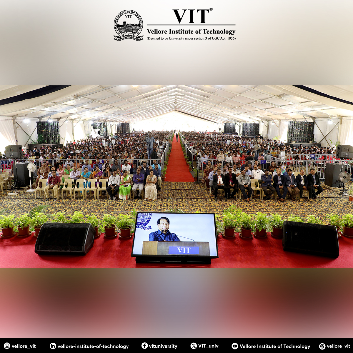VIT_univ's tweet photo. Today (10.08.2023), #VIT happily welcomed our PG 2-year #freshers (MCA, https://t.co/aeWKSKzyXh, https://t.co/ks7OeCMDku, MSW, and M.Des) during the grand #InductionProgramme
#classof2025 #PGProgrammes #HelloVIT #WelcomeToVIT #MCA #MTech #MSc #MDes #MSW #Batchof2023 #VITMEE https://t.co/CLGG6bHhOP
