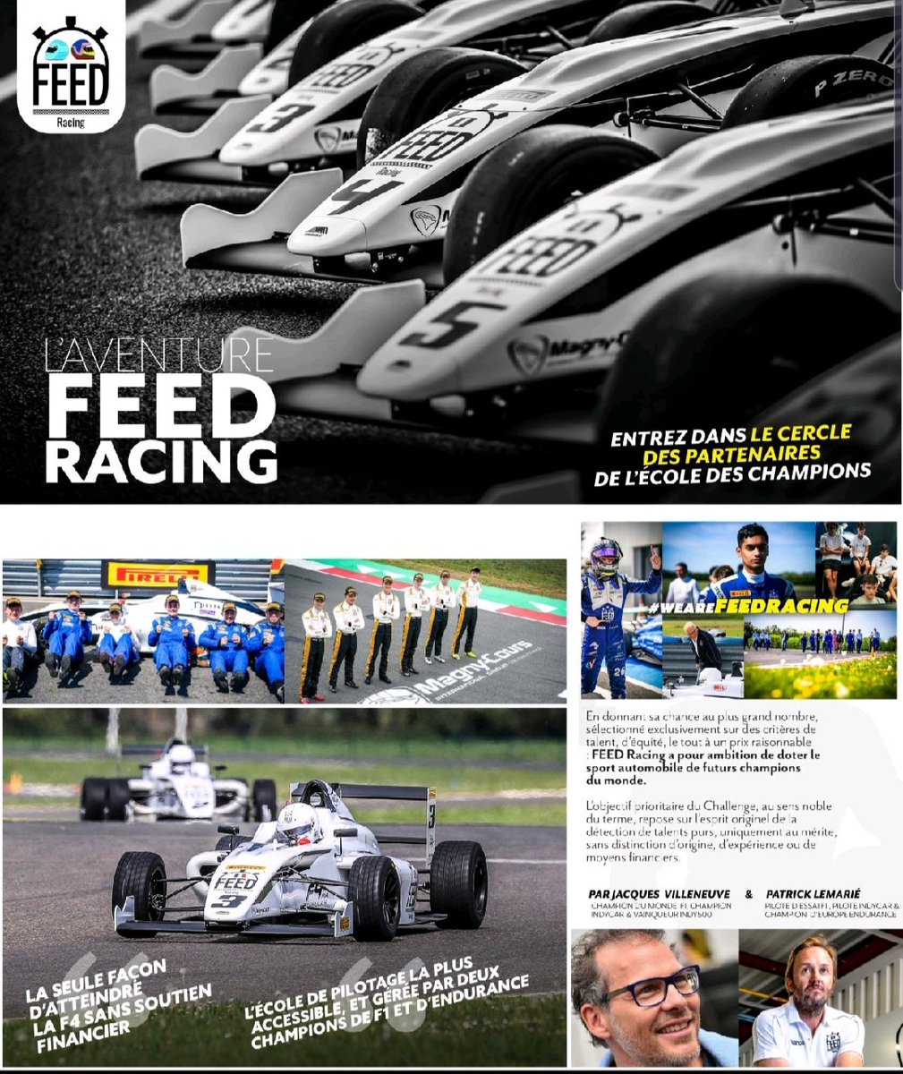Christo62726537's tweet photo. Fier de rejoindre le club des partenaires de @FEEDRacingFR Un challenge exceptionnel qui permet à de nombreux jeunes qui n'en auraient pas les moyens d'avoir leur chance d'accéder au championnat de France de Formule 4. #motorsports #racing #talent #Formula1 https://t.co/UTCMD6NWS6