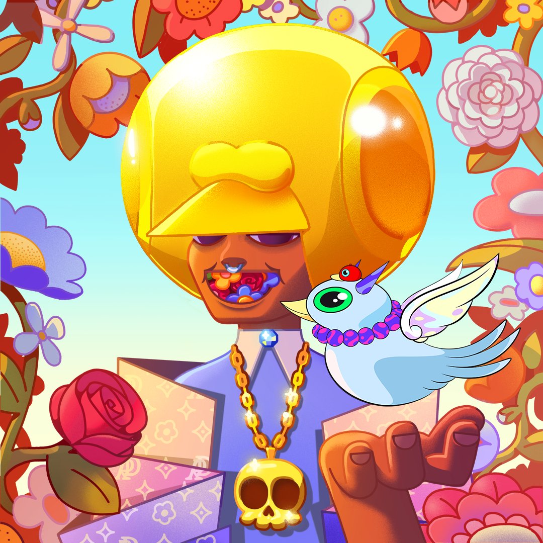 Got my Zaid Kirdsey x STAPLEVERSE “Pidge In Hand” on Zora a little while ago but could not equip it to my Sapienz as I was travelling without my Ledger. Have now equipped it, and ready for action!

<a href="/stapleverse/">STAPLEVERSE</a> @jruffhouse #PidgeInHand #BigAppleGuild