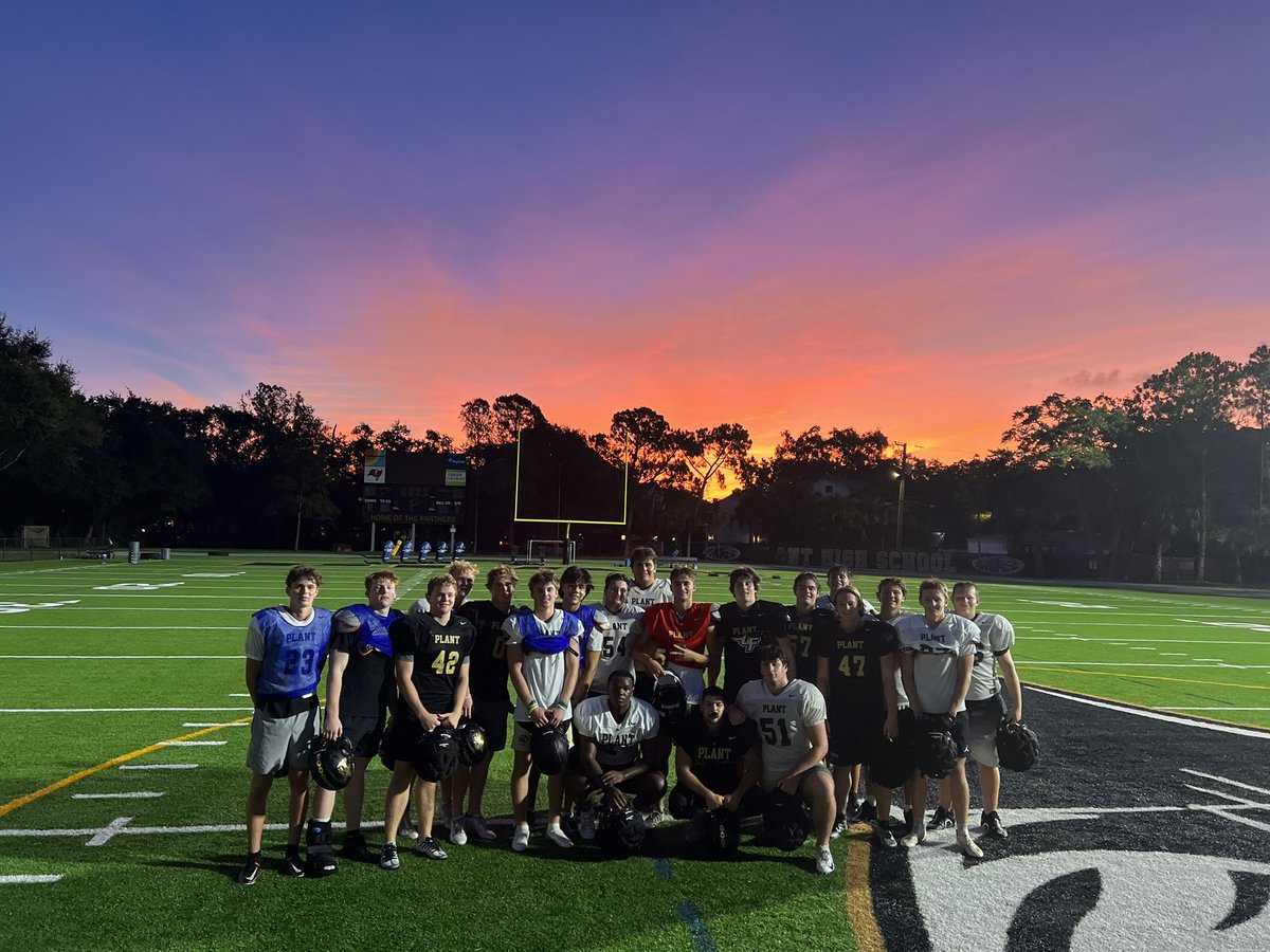Happy first day of Senior Year to these guys!  But first, practice 💪🏼 #classof2024