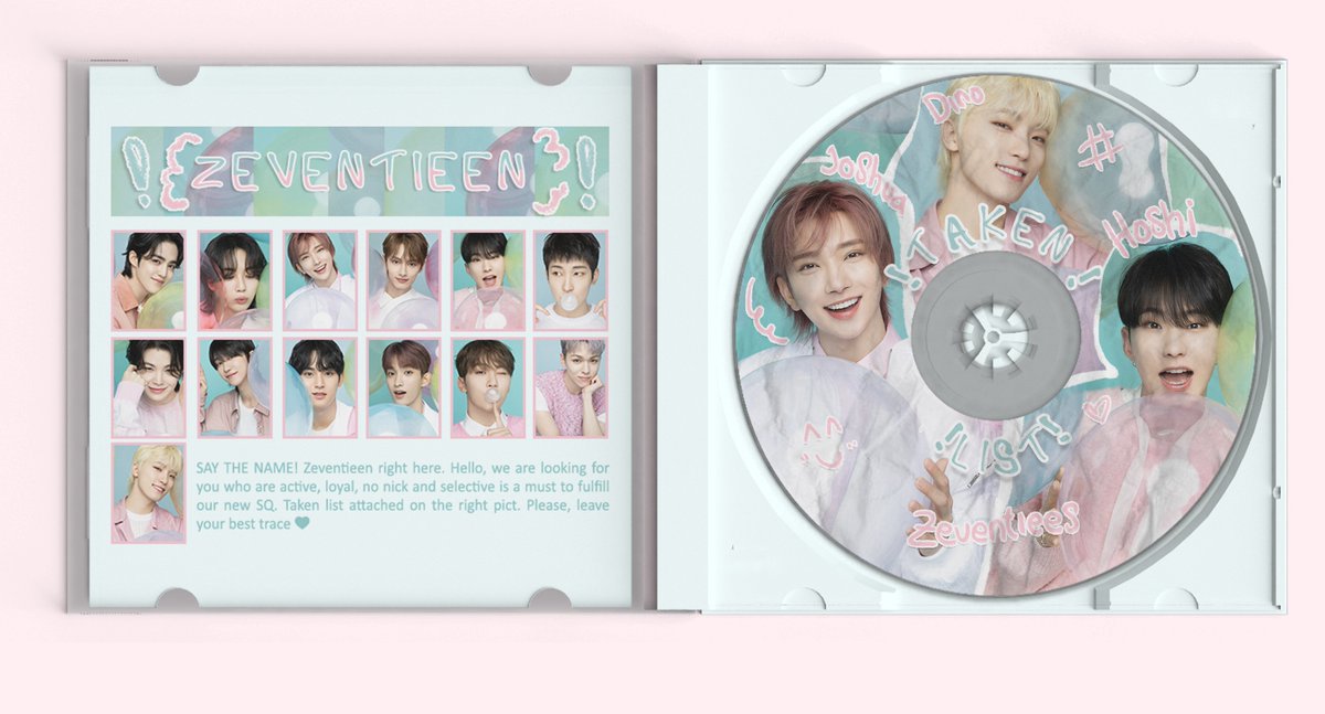 ㅤ
PLEASE SPREAD THE NEWS! ♡

Hello. We, Zeventieen are seeking our lost members to complete our squad. The criteria has been placed on pict. Provide your self introductions in the reply section below. May good luck on you! ☆
ㅤ