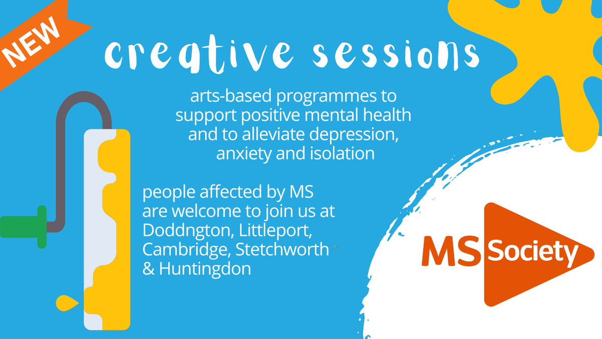 mindsarts's tweet image. 📢📢 Today, we launch a new collaboration with @mssocietyuk providing creative sessions for people affected by MS
#WellbeingThroughCreativity #MS #SocialConnections #CreativeSessions #mentalhealthmatters
