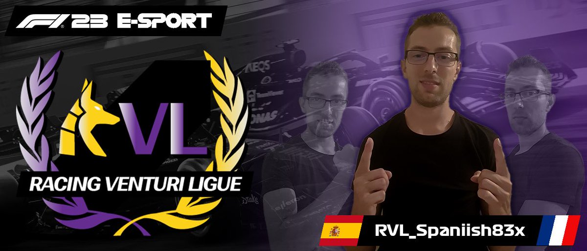 RacingVenturi1's tweet photo. Rendez vous ce soir avec nos deux pilotes RVL_Spaniish83x et @misterjo93 pour le championnat inter-structure organisée par la @DkmnEsports 🔥 https://t.co/4bxtgYXcZu