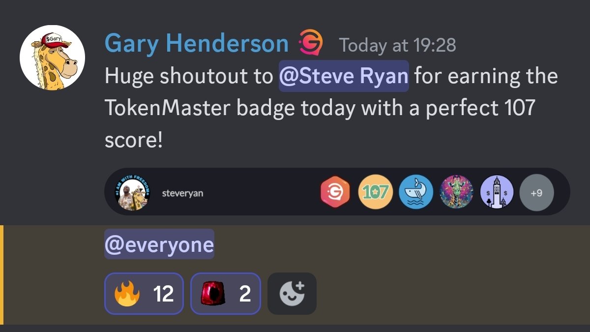 EdwinGan17's tweet photo. Celebrating successes in the Tower Daily. Did you get your $Freedom today and $Gary.
Time to see what amazing tech we have.
@giraffetowernft @steveryanonline #freedom #tokenmaster #107 https://t.co/A3T4chyzXg
