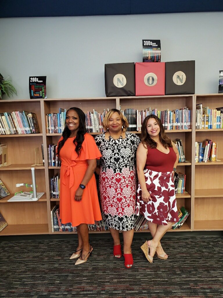 KICounselors's tweet photo. Happy FIRST DAY OF SCHOOL from your Klein Intermediate School Counselors! π We had a LOOOONG first day, but we made it through! #missingLashandra #lastyearweweremissingAlma #newgrouppicFriday #KleinFirstDay @KleinIntKISD https://t.co/wlerObUBXC