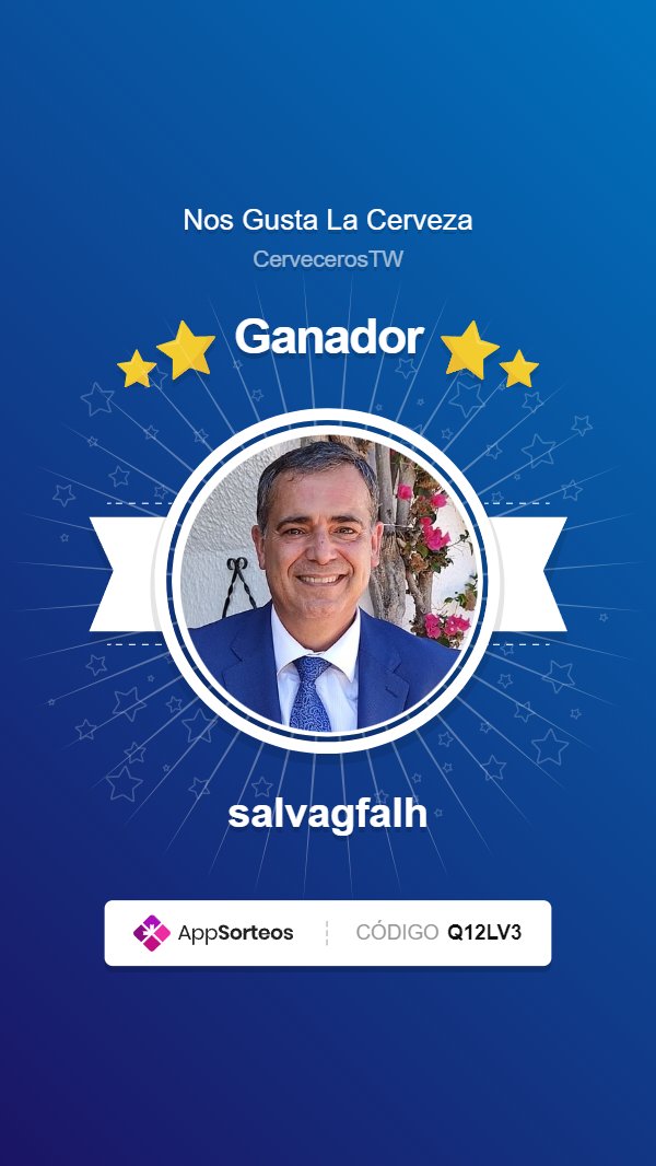 ¡Ya tenemos al ganador del SORTEO! 🍻

¡Felicidades <a href="/salvagfalh/">Salvagf</a> ! Eres el ganador de nuestro pack de cervezas

Hablamos por privado 🤝