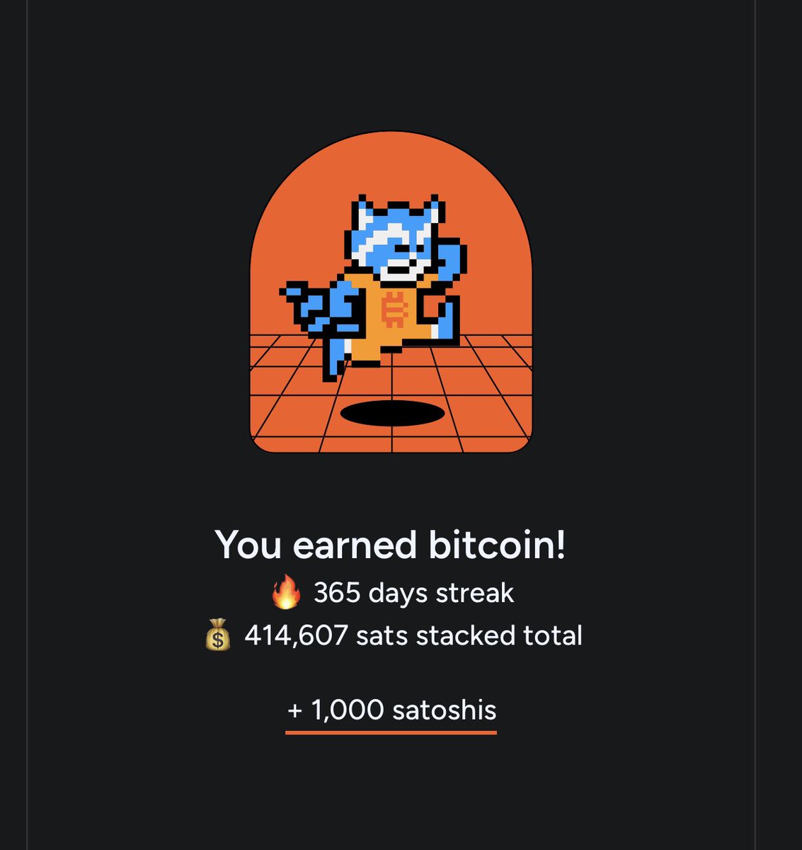 I can’t believe it’s happened! I’m officially part of the ultra exclusive #Club365.  Thank you <a href="/shakepay/">Shakepay — Buy Bitcoin 🇨🇦</a>!!!!! #shakingsats #shakepay #club365merch #Satoshi