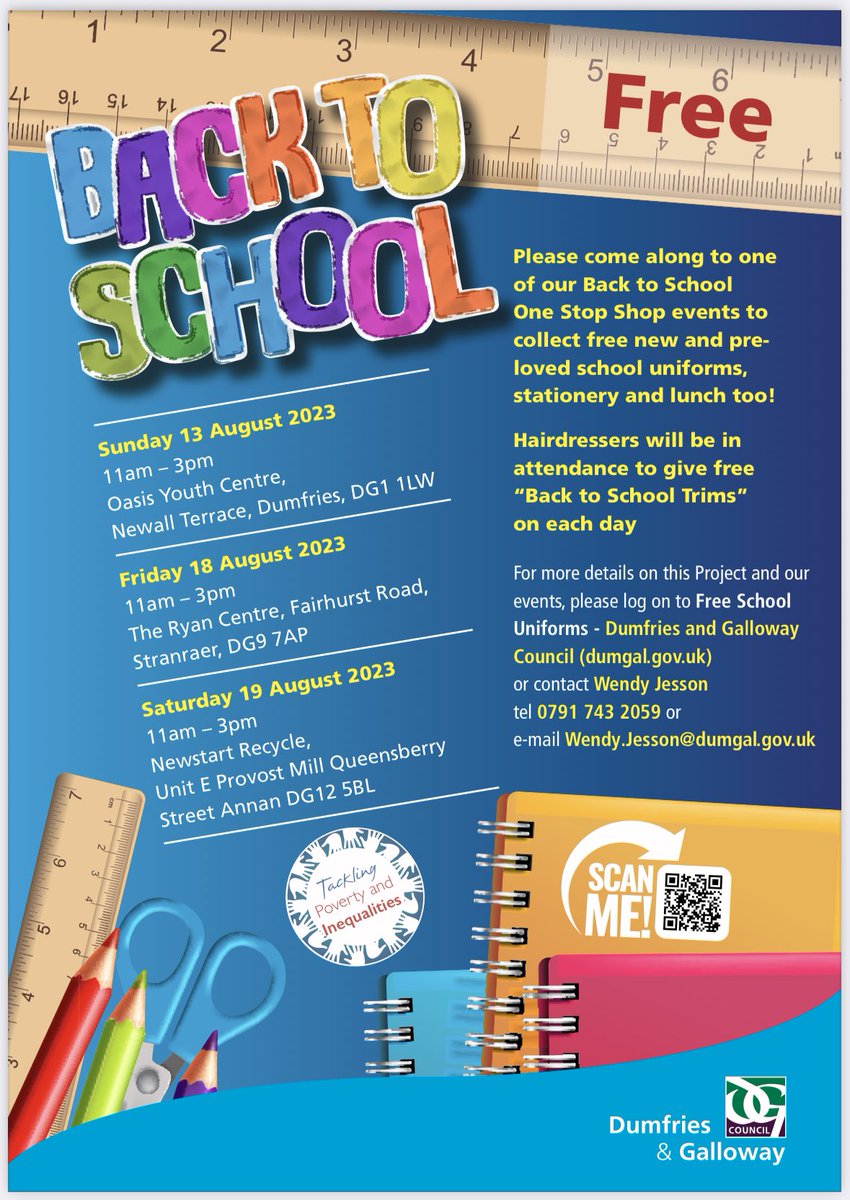 Our amazing volunteers have been busy this week sorting all your donations for our Back to School Event this Sunday 11am - 3pm 👏

There is still time to donate uniforms so if you have old uniforms you no longer need please drop them into the Oasis Youth Centre ♻️