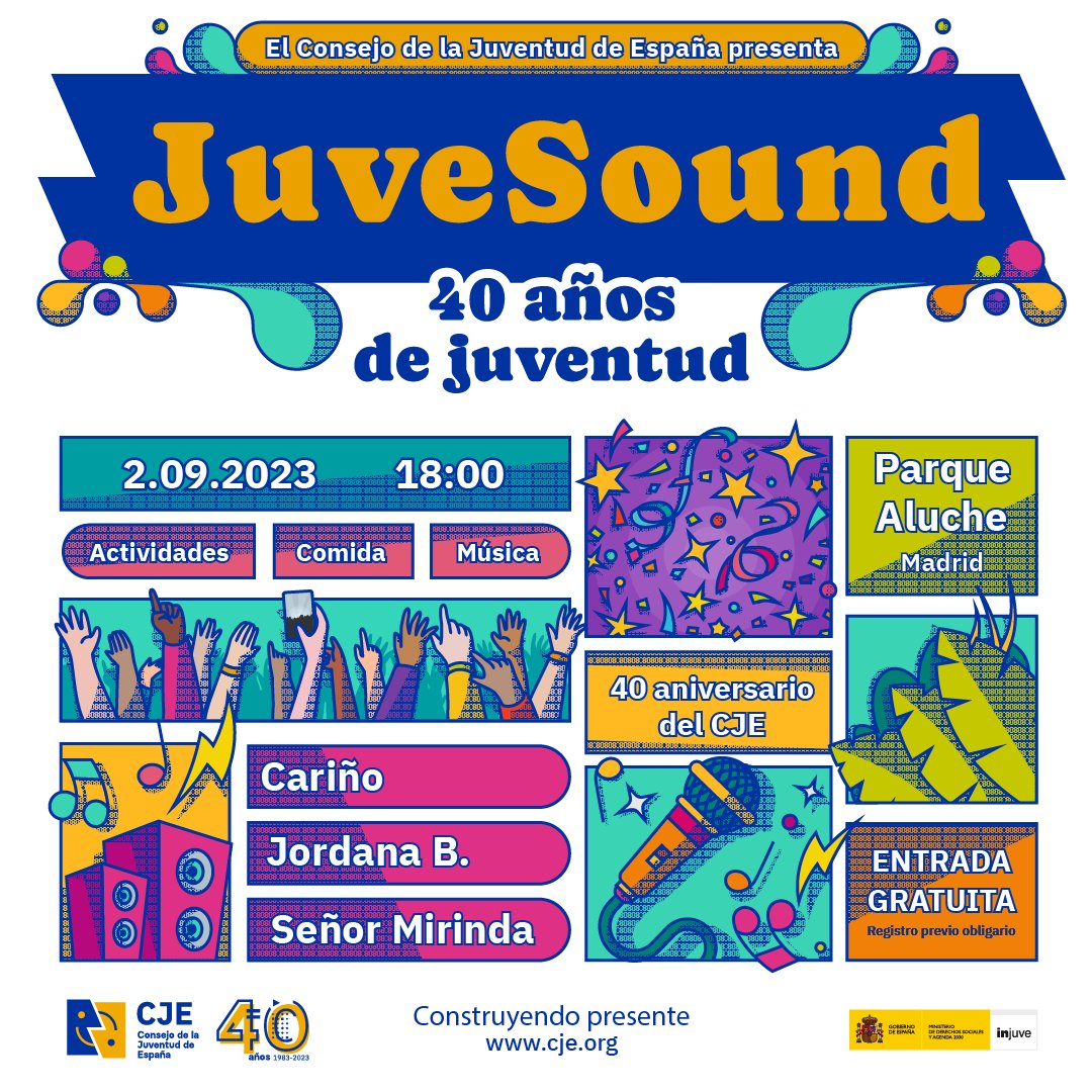 🎉¡CUMPLIMOS 40 AÑOS!🎉
¿Podemos decir que somos el Complejo de la Juventud? 

Hemos organizado una sorpresa para  que nos acompañéis en nuestro cumple.

Entradas gratuitas hasta completar aforo. Apúntate aquí 👉enterticket.es/eventos/juveso…