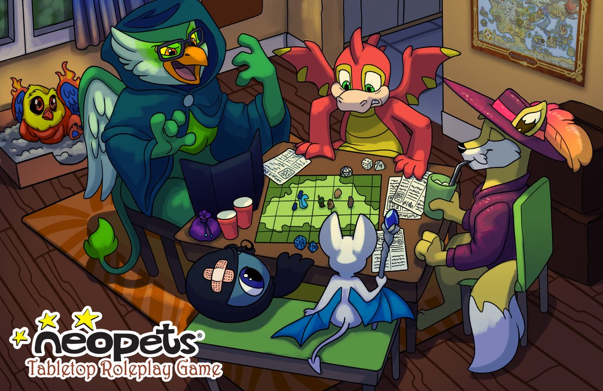 Our friends at <a href="/GeekifyInc/">Geekify Inc - Official Neopets TTRPG Kickstarter!</a> are launching a <a href="/Neopets/">Neopets</a> TTRPG (Tabletop Role Playing Game) in 2024!
Details are coming soon!
Sign up here for email updates leading up to its release:
geekifyinc.com/neopets-tablet…