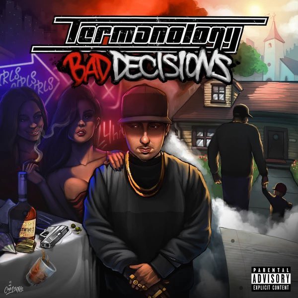 August 10, 2018 @TermanologyST released Bad Decisions 

Some Production Includes @StatikSelekt @psycho_les @Daringer_ @DAMEGREASE @iAmErickSermon @shortfyuz and more

Some Features Include @Raekwon @MILLYZ @BennyBsf @__CRIMEAPPLE__ @theWILLIETHEKID @Smifnwessun and more