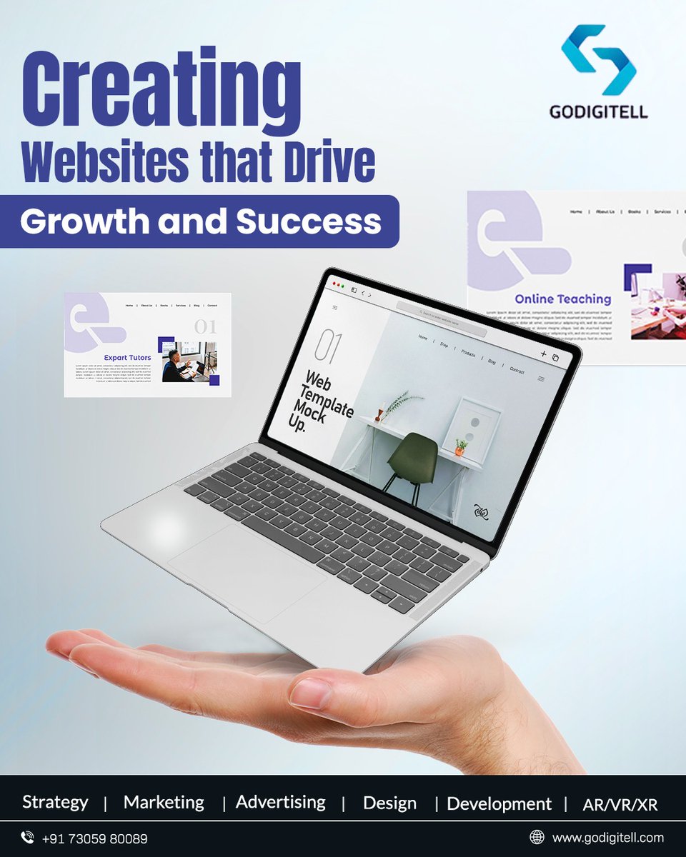 godigitell's tweet photo. Creating Websites that Drive Growth and Success
73059 80089
https://t.co/0jMypaIToV
#godigitell #google #digitalagency #creative #ideas #business #design #brand #platform #branding #analysis #market #marketing #idea #marketingideas #businessideas #website #webdesign #ecommerce https://t.co/Xy23Y3tB2U