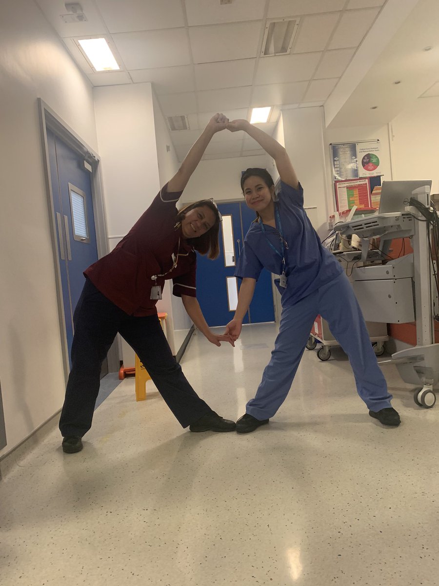 Matron visits RHTU and gets everyone to be #ImperialActive great role model