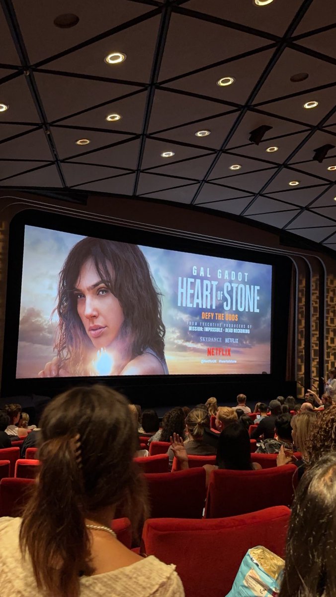 ArshSoni's tweet image. @NetflixUK Private Screening of Heart Of Stone 🍿🎬🃏 #movie #heartofstone