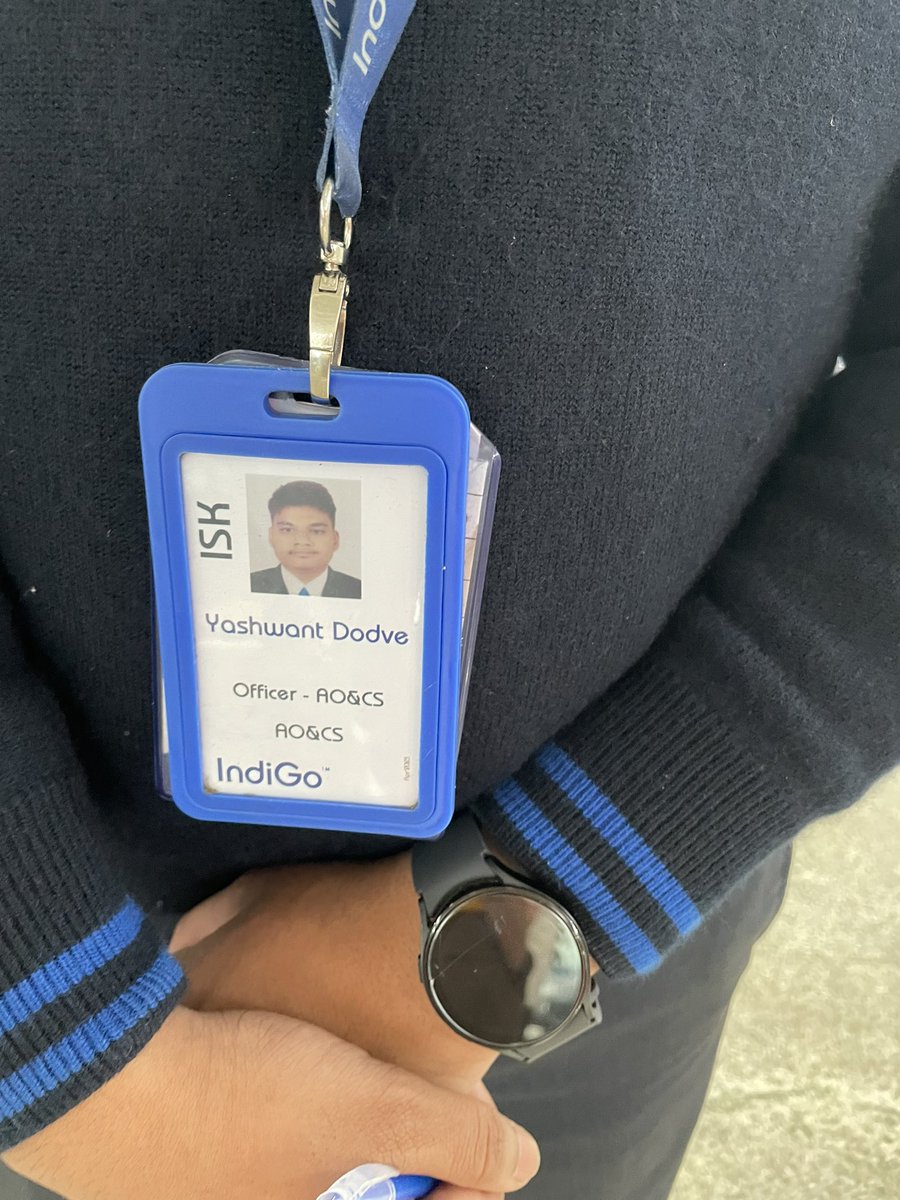 swapnesh's tweet photo. @IndiGo6E .. thanks to your Customer Service officer “Yashwant Dodve” at Nashik Intl Airport for deftly handling the delay and helping us out. https://t.co/wJYLF6U1ma