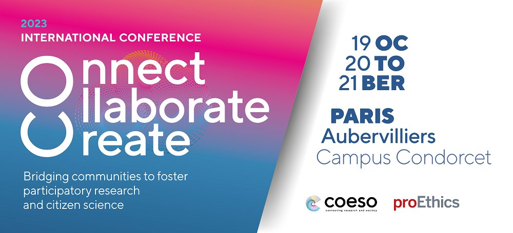 Connect.Collaborate.Create: @COESOEU final conference in Paris from 19 to 21 October. 📢 Open Call for Ideas!💡 Participate and submit your idea until August 28. operas-eu.org/6514 #openscience #participatoryresearch #citizenscience #researchinfrastructure @pro_ethics