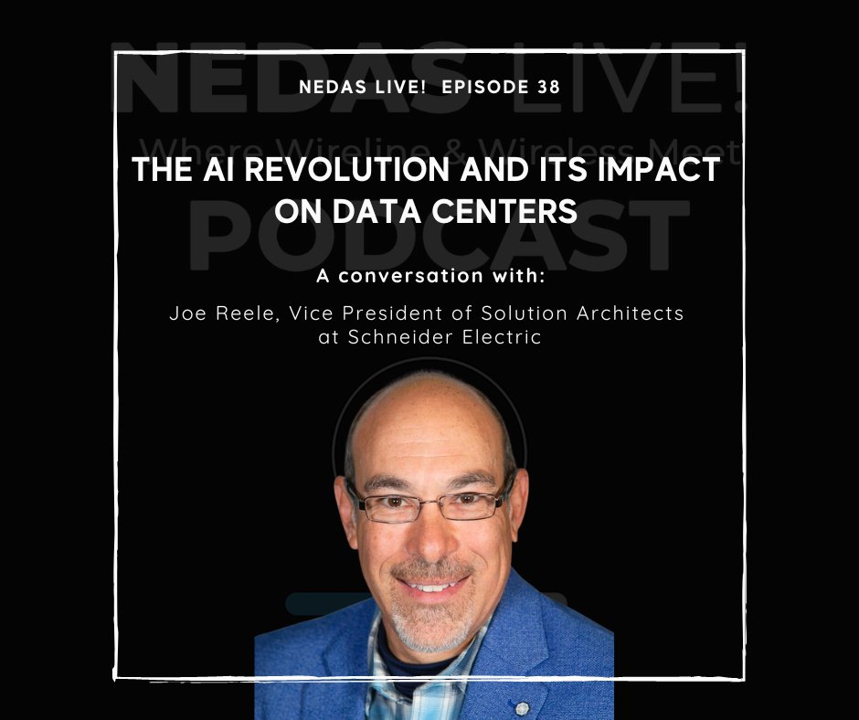 Ilissa Miller (@ilissanyc) on Twitter photo On the most recent episode of the NEDAS Live! podcast, I had the privilege of speaking with #JoeReele, VP of Solution Architects at <a href="/SchneiderNA/">SchneiderElectric NA</a> to discuss the impact of Artificial Intelligence (AI) in the #datacenter industry.
Listen here: ow.ly/WckS50PwfxE On the most recent episode of the NEDAS Live! podcast, I had the privilege of speaking with #JoeReele, VP of Solution Architects at <a href="/SchneiderNA/">SchneiderElectric NA</a> to discuss the impact of Artificial Intelligence (AI) in the #datacenter industry.
Listen here: ow.ly/WckS50PwfxE