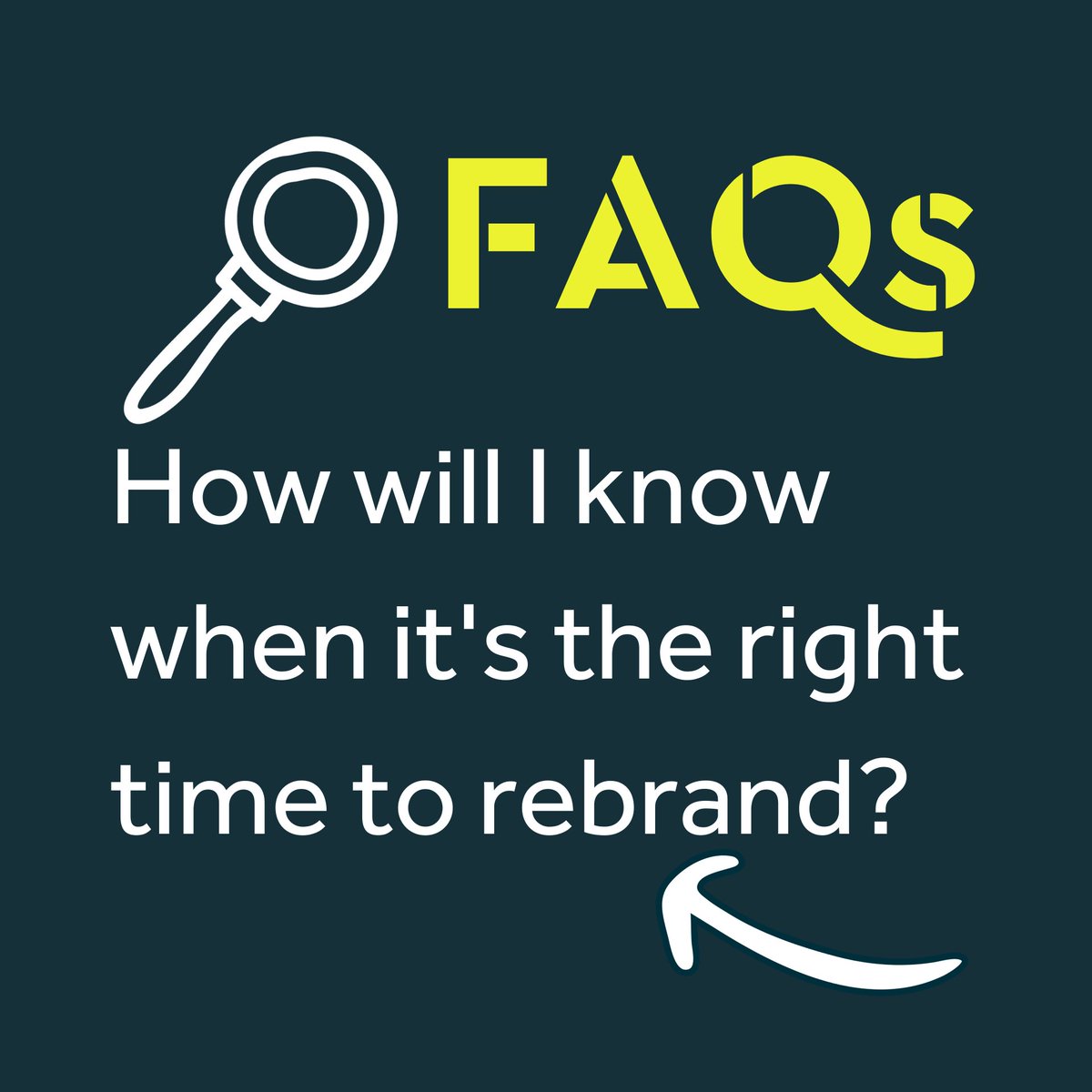 designjd's tweet photo. There is no perfect time for a rebrand. If you’re starting to think about it, then it’s probably a good time. You don’t have to know exactly what you want to start the rebranding process, we can help you develop the perfect set of branding.

#faq #rebrand #branding https://t.co/DQ8UKRzi9d