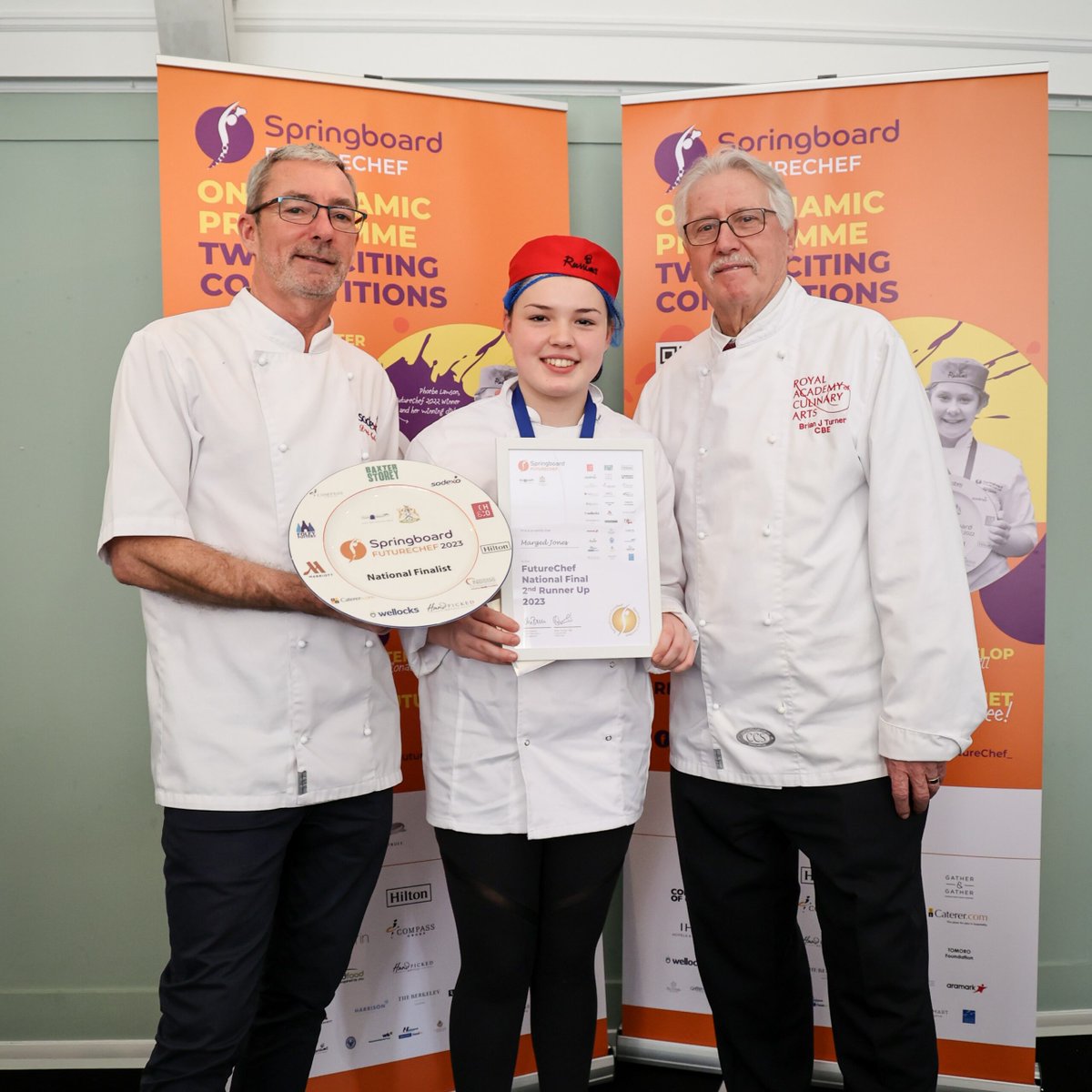 Before competing in Springboard FutureChef, Marged was enjoying life on their farm, and using cooking as a form of relaxing. Flash forward to this year's competition where she finished in 3rd place! 🏆 Read her story: futurechef.uk.net/success-storie…