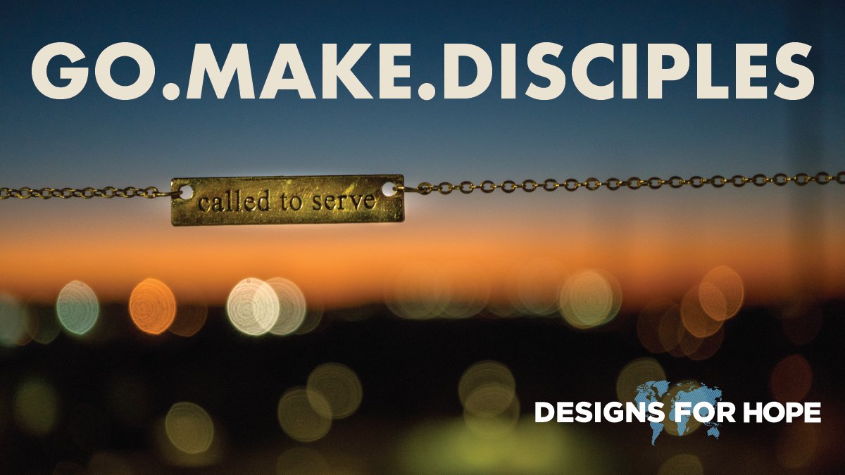 designsforhope's tweet image. There&apos;s no better time to equip and empower disciple-makers than now.  designsforhope.org

#gomakedisciples #hopetogether #untilthewholeworldhears