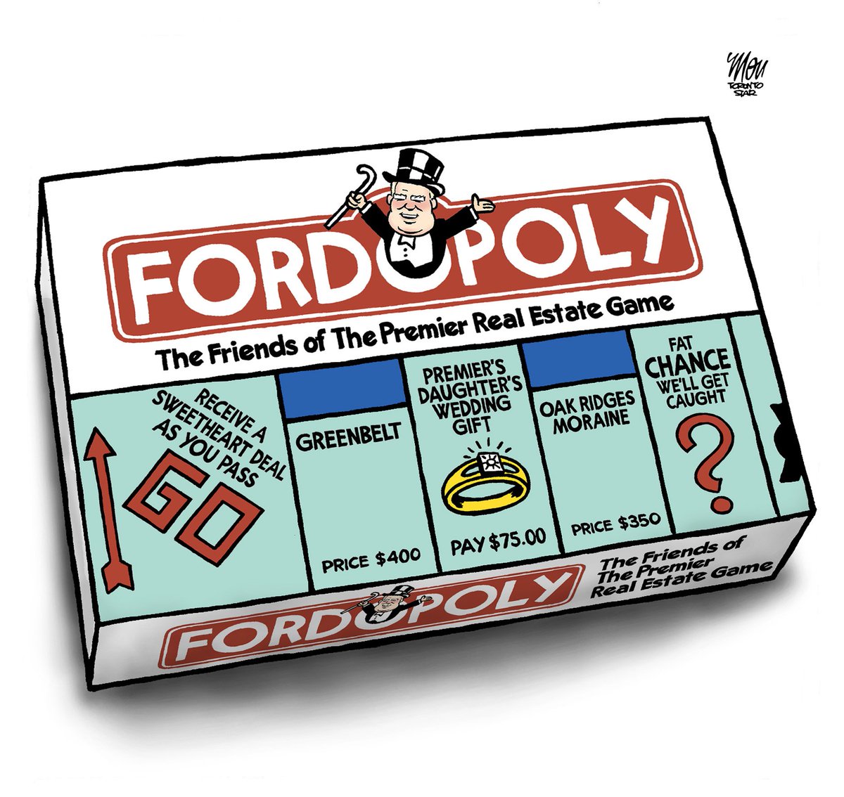 Please enjoy my #DougFord cartoon in today's <a href="/TorontoStar/">Toronto Star</a>