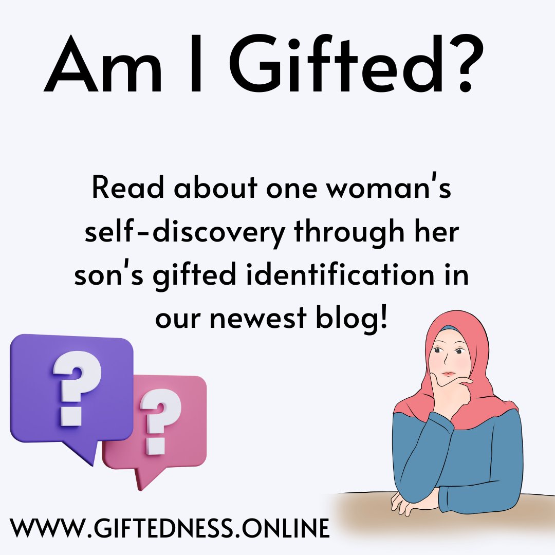 infogiftedness's tweet photo. Am I gifted?  If you have a gifted child and have wondered whether you might also be gifted, don't miss our newest blog by Duygu Cakal (@duygu.cakal.454)! 

#gifted #giftedadults #turkey https://t.co/Ne8fjzk1b7