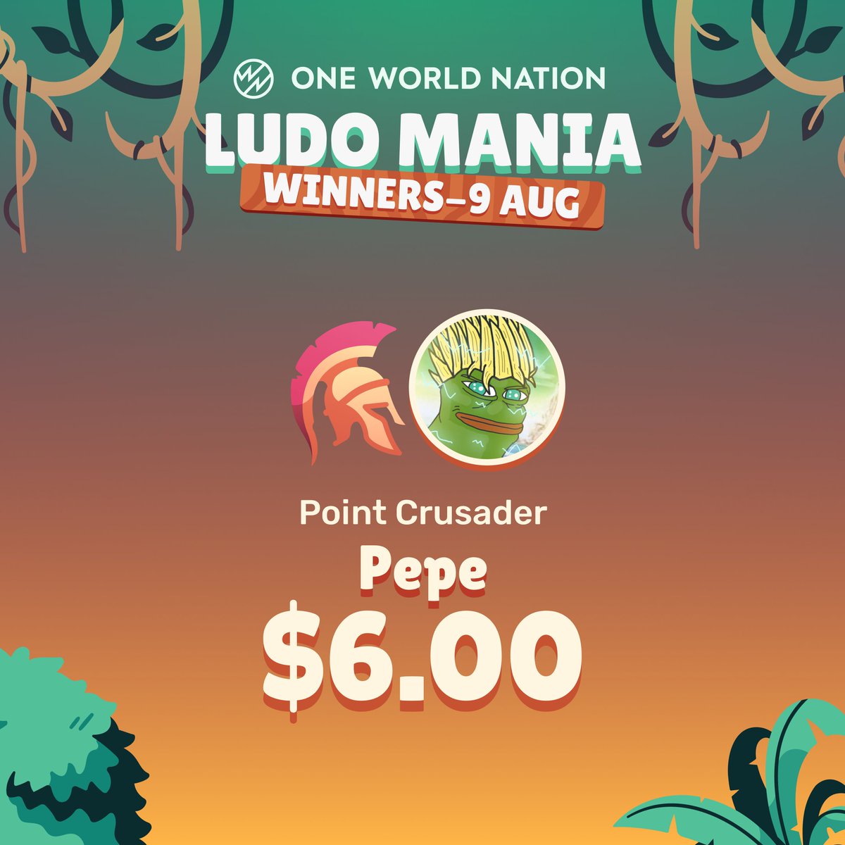 CryptoverseOwn's tweet image. Ludo Mania Winners - Day 3👑

Congratulations to all the winners who led the leaderboard on the Day 3 of the tournament.🎯

You too can be on the leaderboard. Get a chance to win rewards by registering - own.onelink.me/BV28/b5fo641k

#gaming #Web3Gaming #Web3Games #Trending #GameFi