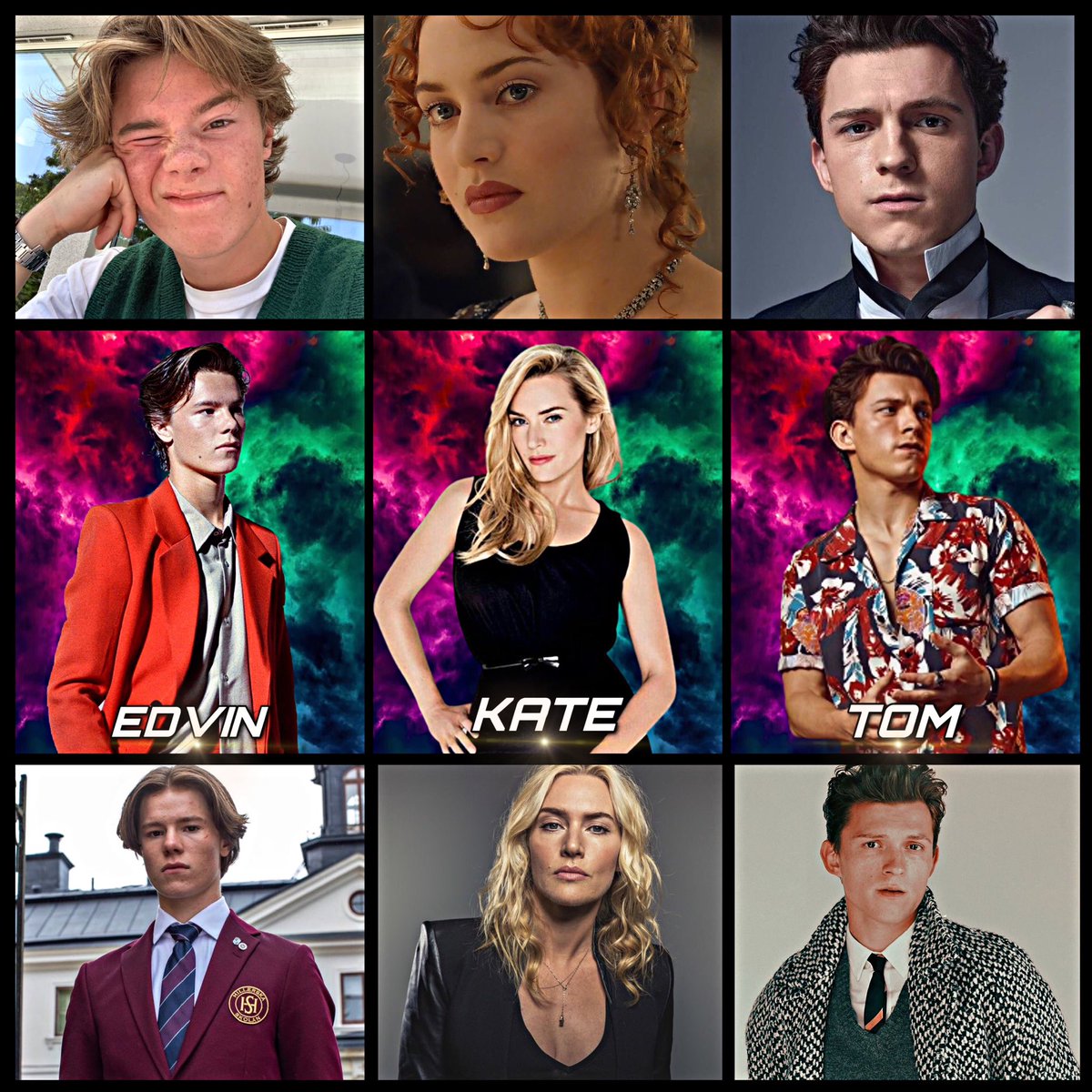 AntonioSimus's tweet photo. 🌟𝒢𝒶𝓁𝒶 23🌟
#FavsFollowers2 

~FINAL~

👑VOTA: Salvar + 2 Nombres

💜Kate Winslet 
💛Tom Holland
💙Edvin Ryding 

El menos votado será eliminado como 🥉 clasificado quedándose fuera del duelo final❌ https://t.co/iqwqwsLfr9