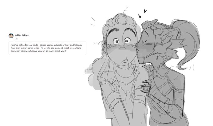 ko-fi sketch for @foibles_fables !! tysm foibs c: