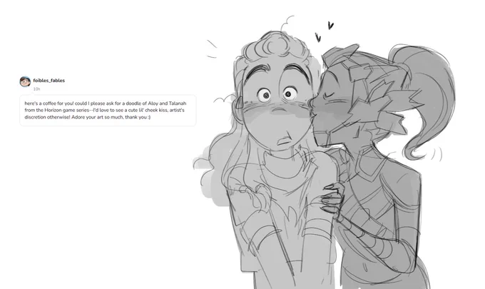 ko-fi sketch for @foibles_fables !! tysm foibs c: