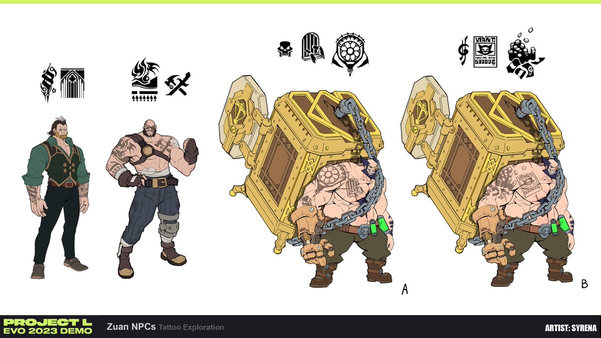 Project L Piltover NPCs Concept Art by Syrena Li 