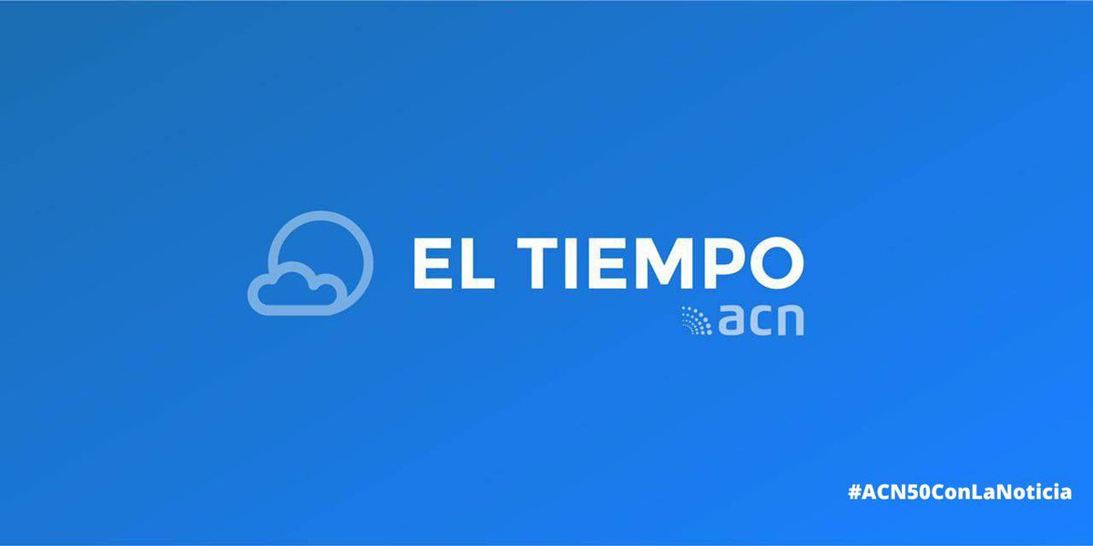 ACN_Cuba's tweet photo. El Tiempo este 10 de agosto #Cuba

🌦Chubascos y tormentas eléctricas desde Camagüey hasta Guantánamo.
🌡Temperaturas de 33 a 36 ⁰C.
🌊Poco oleaje en toda la costa norte que y desde cabo Cruz hasta punta de Maisí. Mar tranquila en el resto de los litorales.

#ACN50ConLaNoticia https://t.co/Z26z3cUDfU
