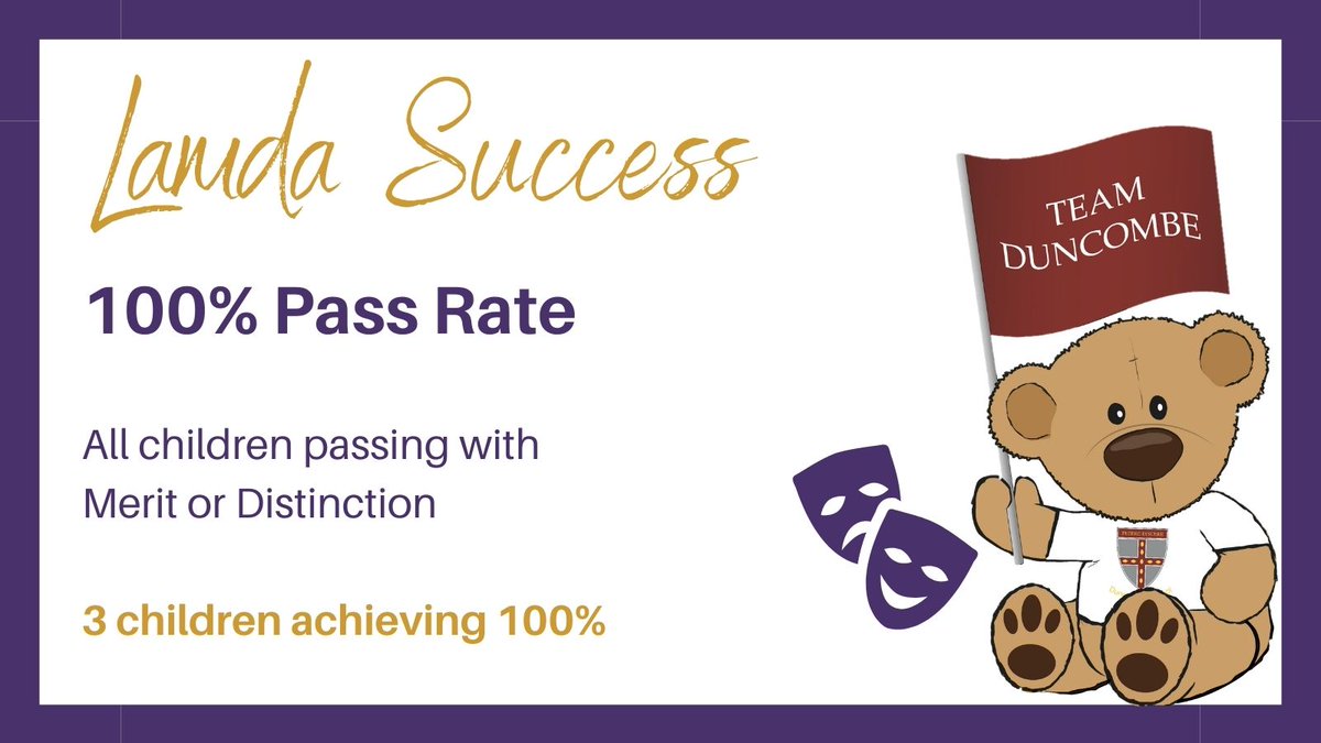 Our LAMDA results have arrived and we are beaming with pride! Across Years 3-6 #TeamDuncombe has achieved an incredible set of results. Well done!

#DuncombeEducation #prepschools #independentschools #independenteducation #hertford #hertfordshiremums #hertfordshiredads