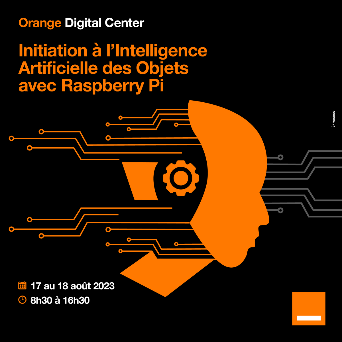 Orange__RDC's tweet photo. Hello les Geeks 😊 !
Vous souhaitez vous lancer dans l’Intelligence Artificielle et l'internet des Objets ? cette formation est pour vous !
Orange Digital Center RDC a pour vision d’assurer une montée en compétences en AIoT. 
Enregistrez-vous ici : 
https://t.co/FngcL0LNqk https://t.co/bDTVbpMQhd
