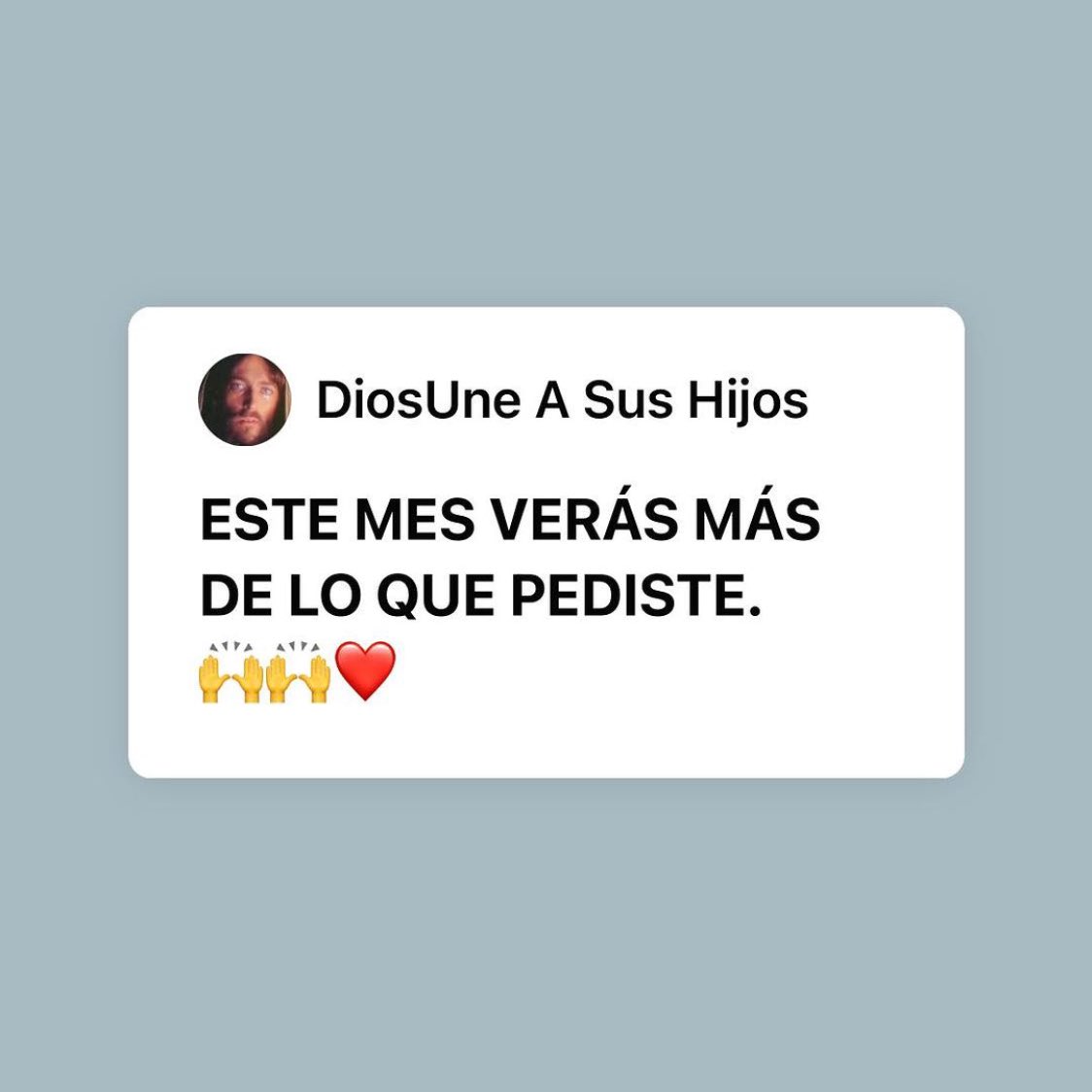 DIOS Une a Sus Hijos tweet media
